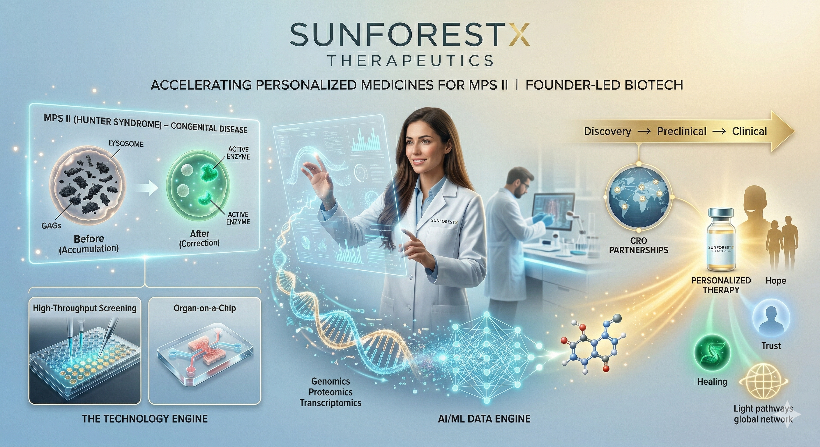 Silhouette of people walking toward sunlight through a modern architectural doorway, symbolizing hope and recovery